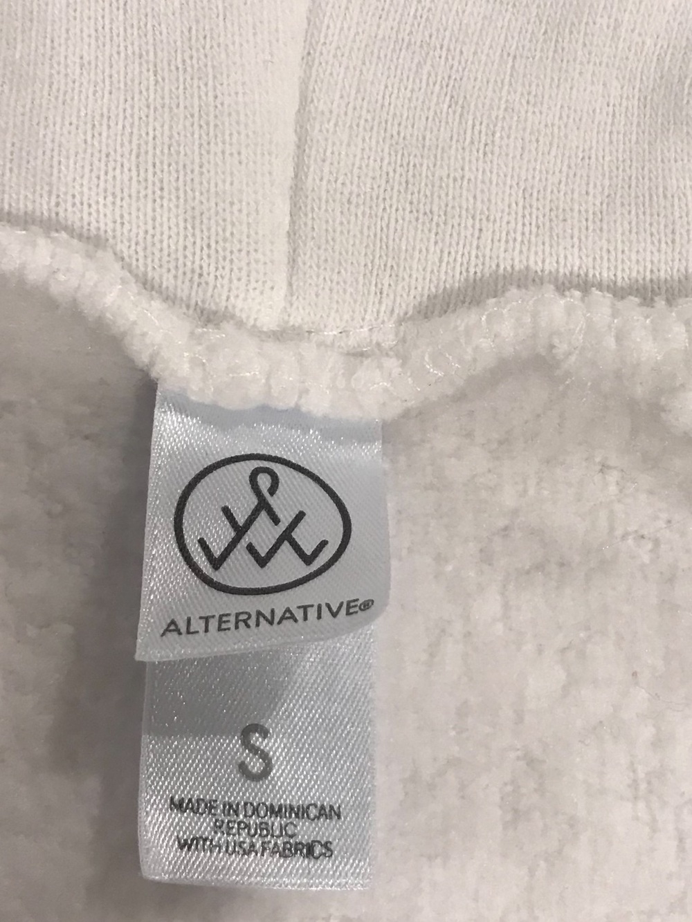 Alternative White Women's Full-Zip Hoodie Jacket - Picture 3 of 4